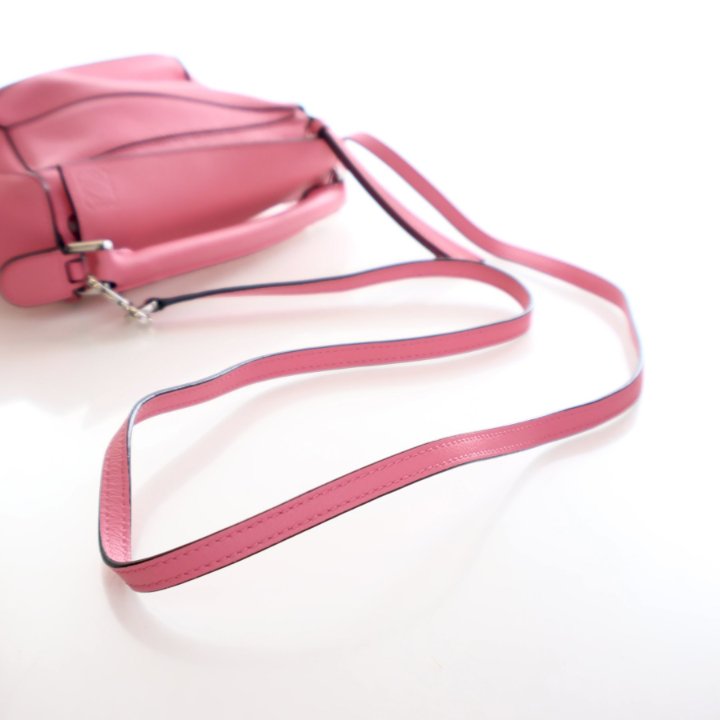 Loewe Puzzle Edge Mini Handbag - Pink Calfskin Silver HW - Luxe Du