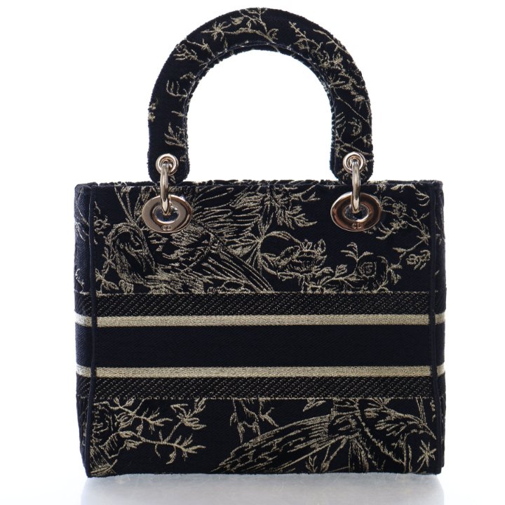 Christian Dior Medium Embroidered Lady D-Lite - Luxe Du Jour