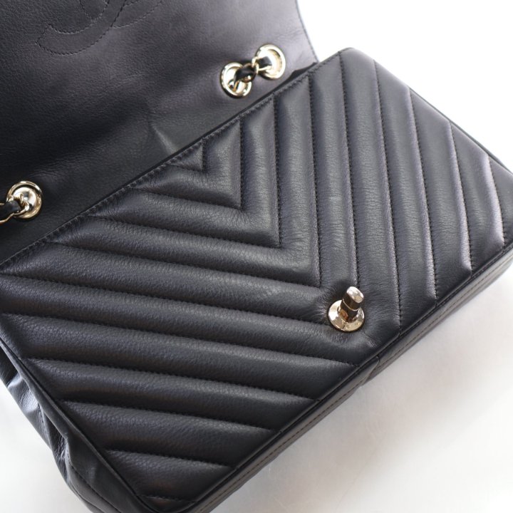 Chanel Large Calfskin Statement Flap Bag - Luxe Du Jour