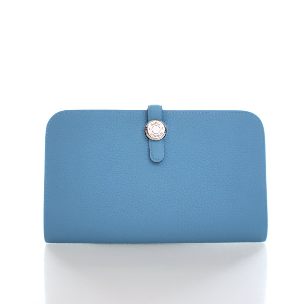 Hermes Bleu Du Nord Togo Dogon Duo Wallet - Luxe Du Jour