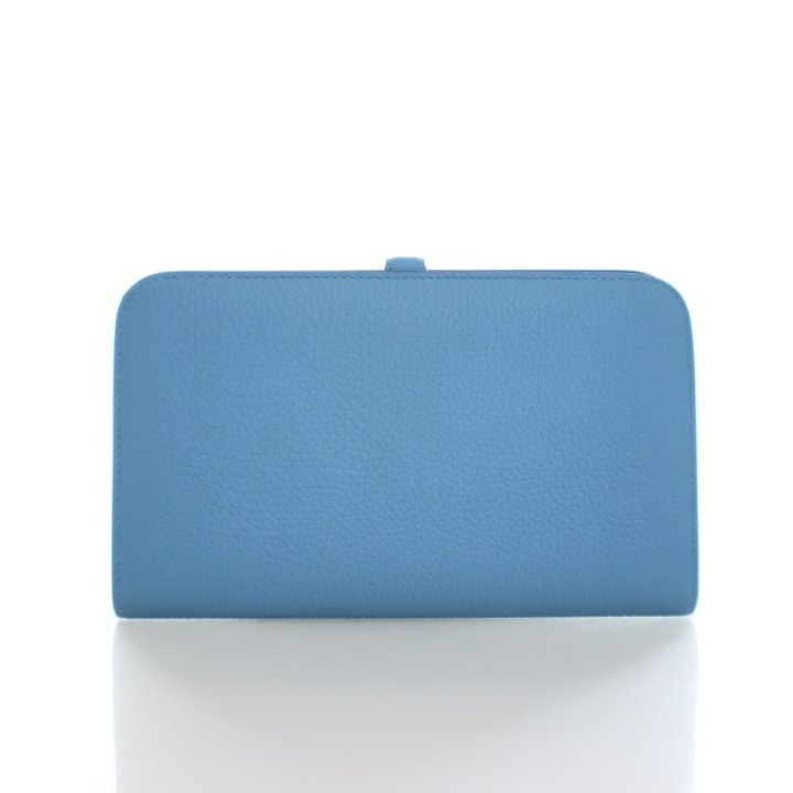 Hermes Bleu Du Nord Togo Dogon Duo Wallet - Luxe Du Jour
