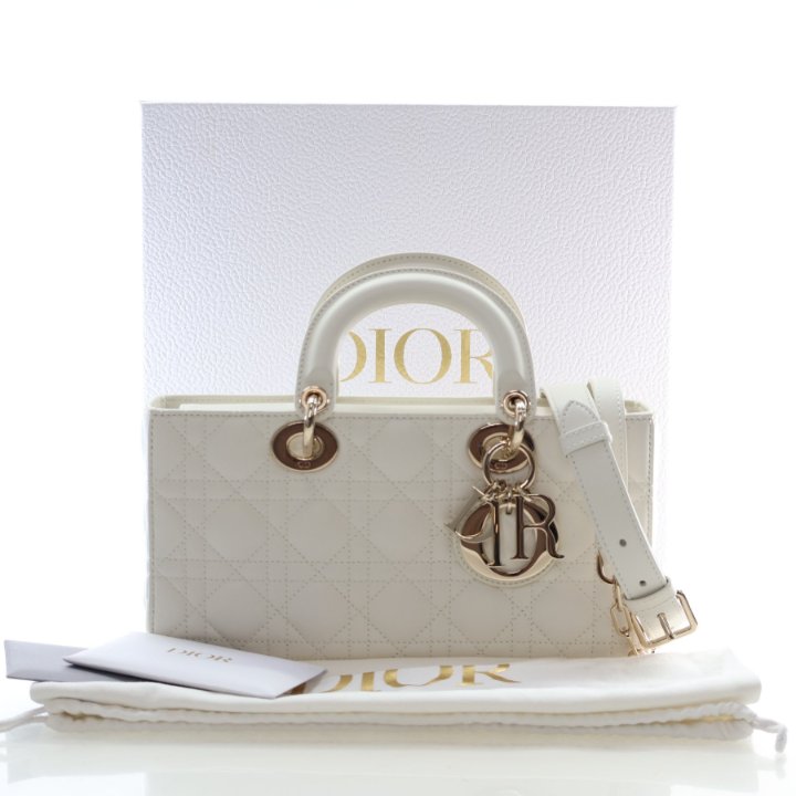 Christian Dior Medium Lambskin Lady D-Joy - Luxe Du Jour