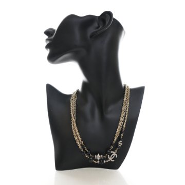 slim fit dress slacks CHANEL Black Dress w/ Gold Chain Hardware and Black Sequin Shoulders Sz38 l  Michael's Luxury Consignment – Michael's Consignment NYC main image 0