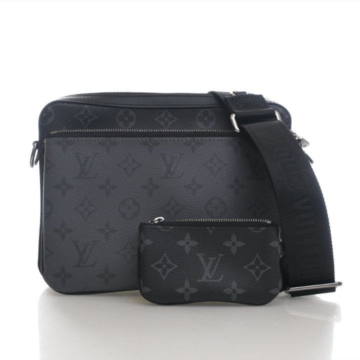 Louis Vuitton Monogram Eclipse Trio Messenger - Luxe Du Jour