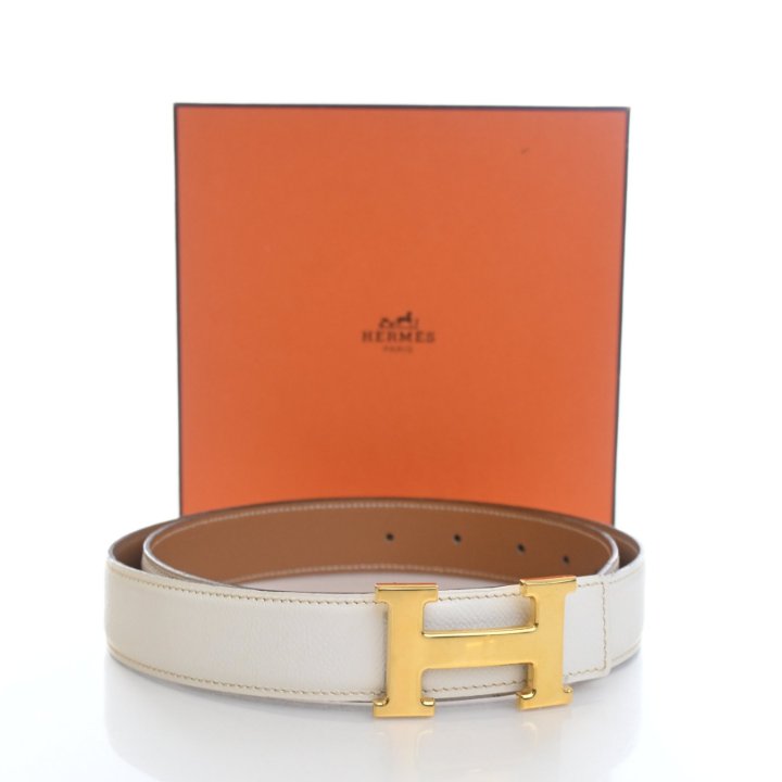 Hermes Vintage Epsom Constance H Belt Sz 95 - Luxe Du Jour