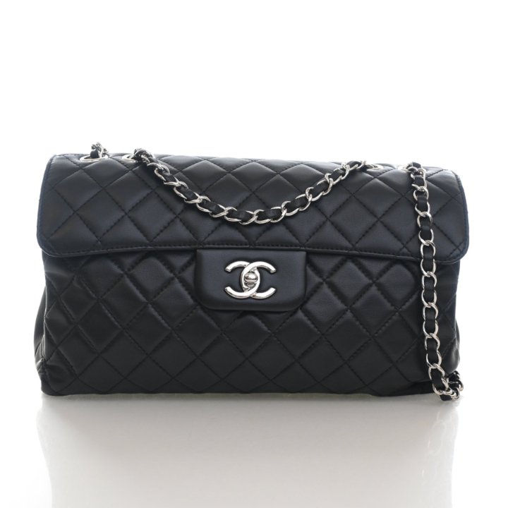 Chanel Accordion Single Flap Bag Medium Handbag - Pink Lambskin