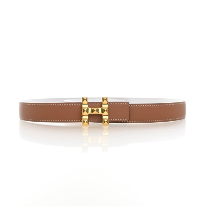 Hermes Gold Swift Mini Constance Belt Sz 80 - Luxe Du Jour display picture 1