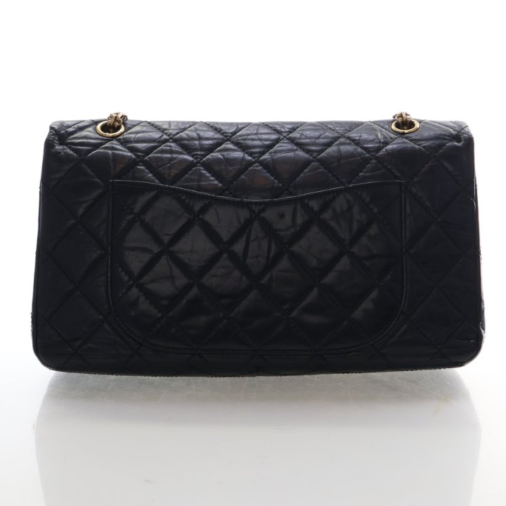 Chanel Jumbo Crinkled Calfskin Reissue 2.55 Double Flap Bag 226
