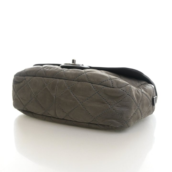 Chanel In The Mix Flap Bag Medium Handbag - Grey Calfskin