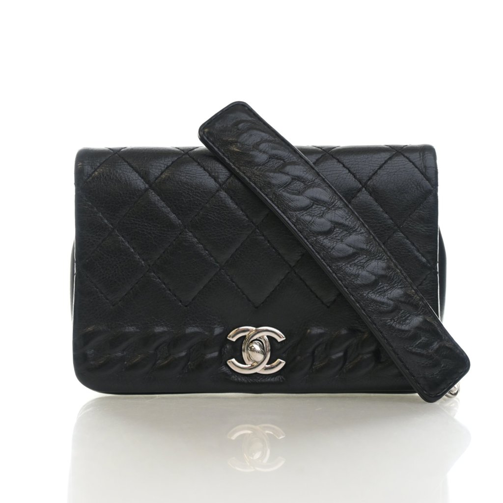 Chanel Calfskin Braid Chain Flap - Luxe Du Jour