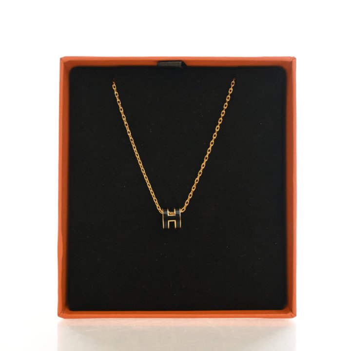 Hermes Mini Pop H Necklace - Luxe Du Jour