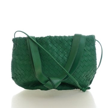 【本日発送】BOTTEGA VENETAグリーンかごバッグ37*28*9cm Bottega Veneta Cassette Bag - Luxe Du Jour